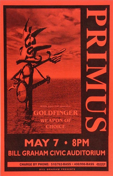 Primus Poster - Rock posters, concert posters, and vintage posters from ...