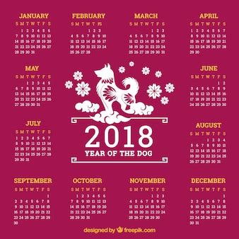 Free Vector | Chinese new year calendar