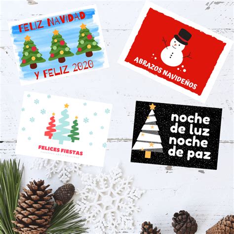 Enjoy These Free Christmas Cards in Spanish - Hispanic Mama