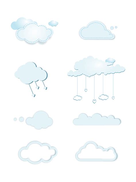 Cloud Vector Cartoon Elements Images, HD Pictures For Free Vectors ...