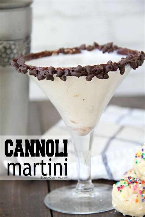 Cannoli Martini, fun cocktail recipe inspired by the Italian pastry ...