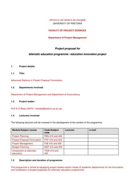 Printable 11 Student Project Proposal Examples Pdf Word Examples ...