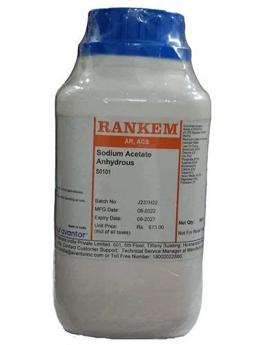 Sodium Acetate Anhydrous at Rs 400/kg | Sodium Acetate Anhydrous in ...