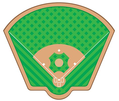 baseball field vector illustration 514159 Vector Art at Vecteezy