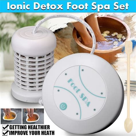 Mini Detox Machine Ion Cleanse Ionic Foot Detox Machine Foot Bath Spa ...