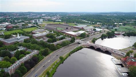 aerial boston video harvard university campus Stock Footage Video (100% ...