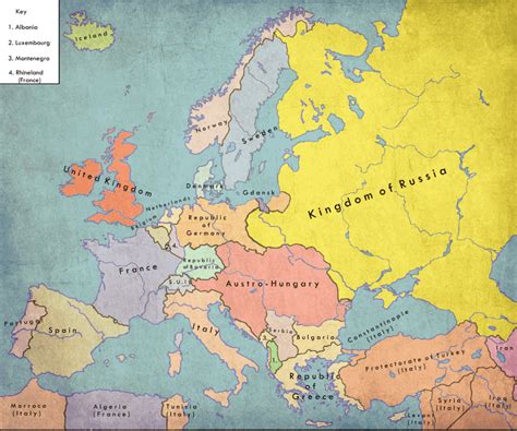 Europe after the Great War of 1870 (Italo-Venetian Timeline) : r ...