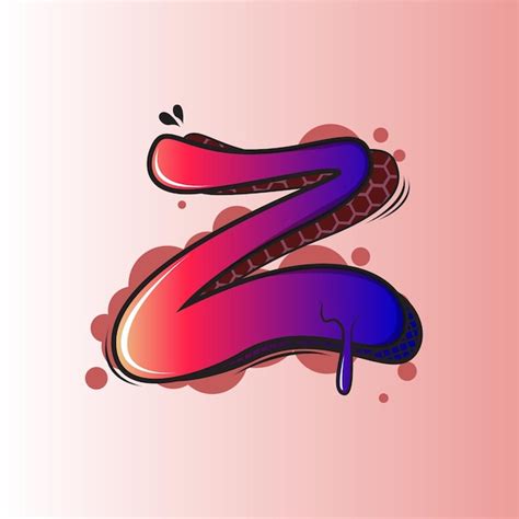 Premium Vector | Graffiti letter Z premium vector illustration