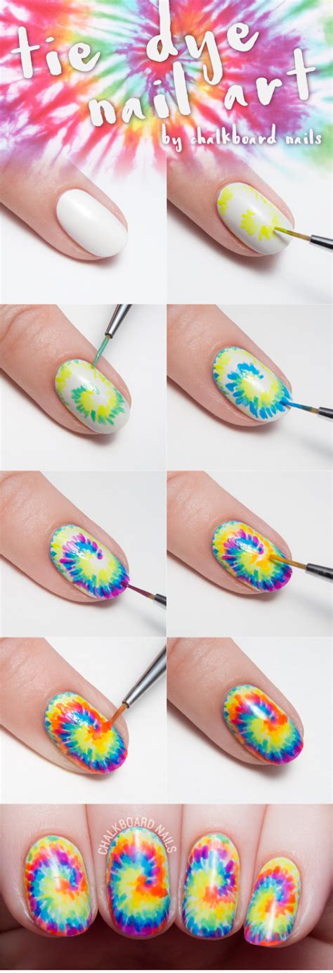 Tie dye your tips with this nail art tutorial and sneak peek from ...