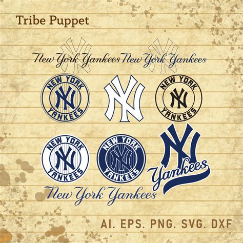 New York Yankees Logo Vector Set - MasterBundles