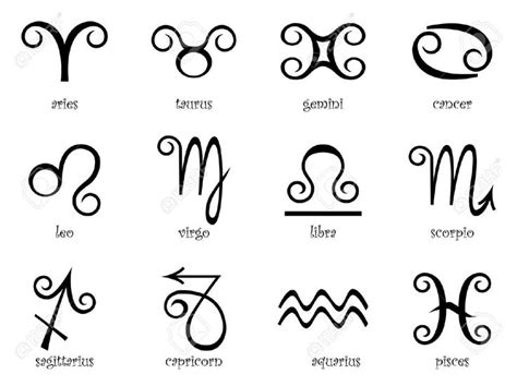 star signs of the zodiac - Google Search | Horoscope tattoos, Astrology ...