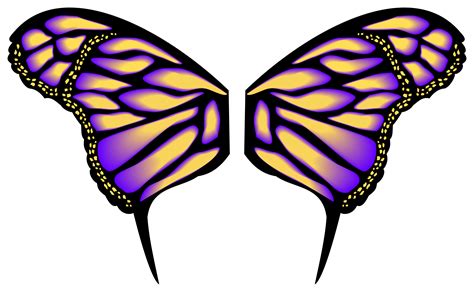 Butterfly wings clipart - Clipground