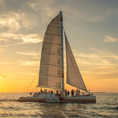 Catamaran Champagne Sunset Sail – Sebago Watersports Key West