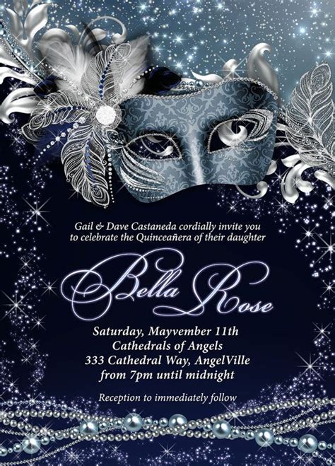 Masquerade Party Invitation Mardi Gras Party Party | Etsy | Masquerade ...