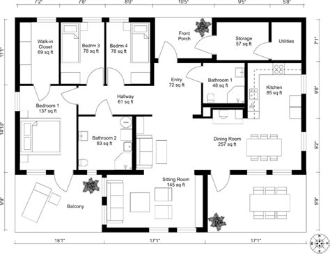 12 Examples of Floor Plans with Dimensions - RoomSketcher (2023)