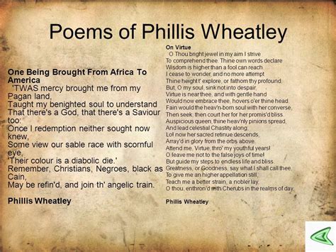 Phillis Wheatley Poems | 5minsx2midnight