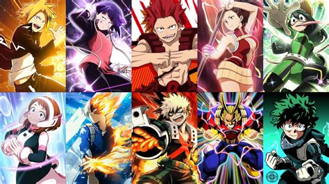 Top 10 My Hero Academia Characters by HeroCollector16 on DeviantArt