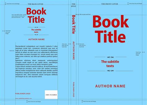 Free Book Cover Design Templates Of 54 Book Cover Design Templates Psd ...