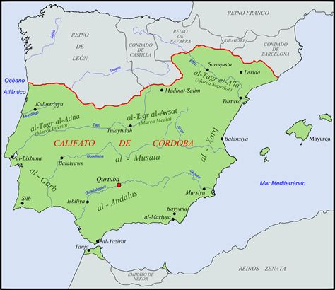 Caliphate of Córdoba, circa 1000 - Full size