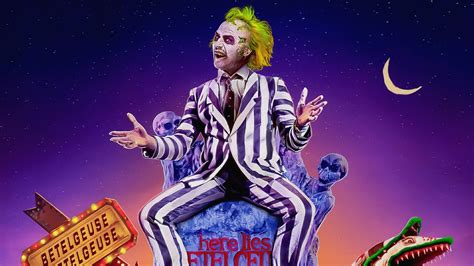 Download Iconic Michael Keaton as Beetlejuice in Classic Movie Poster ...