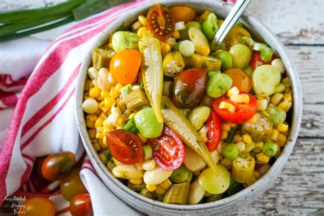 Succotash Salad - Accidental Happy Baker