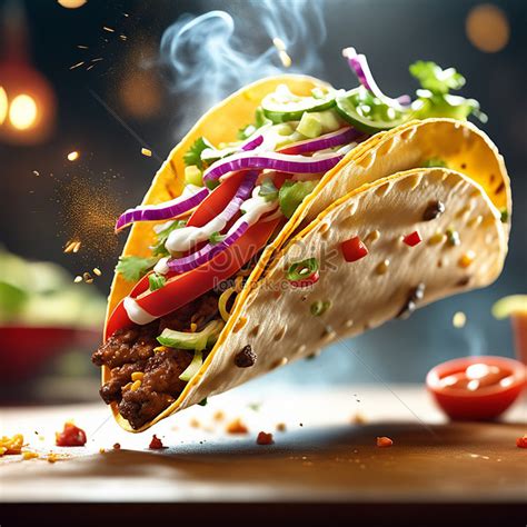 Delicious Taco Perfect Flavors The Tortilla Should Be Soft And Slightly ...