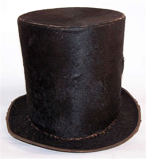 This image of a top hat gives a really great view of the beaver pelt ...