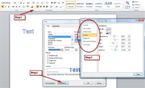 What's Abbu's Thought today?: Text Effect in Microsoft Word