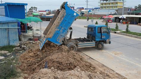 New Land Filling Up In Cambodia Construction Equipment By Komatsu D20P ...