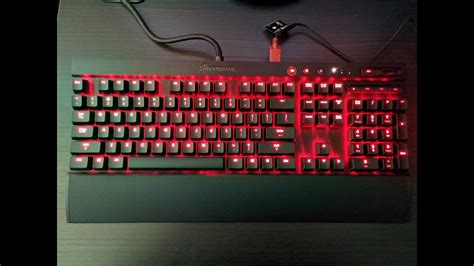 Corsair k70 keyboard review Cherry MX blue - YouTube