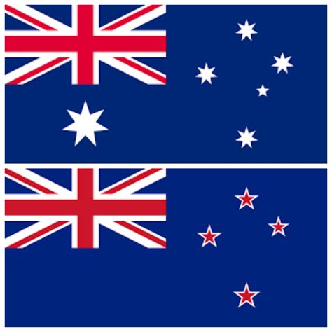 Australian vs New Zealand flag - Difference between the flags | Travel ...