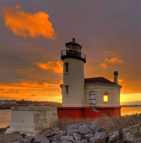 Coquille River Lighthouse | at Bandon, Oregon My second HDR … | Flickr