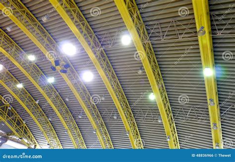 Roof of Stadium for Performance Stock Photo - Image of effects ...