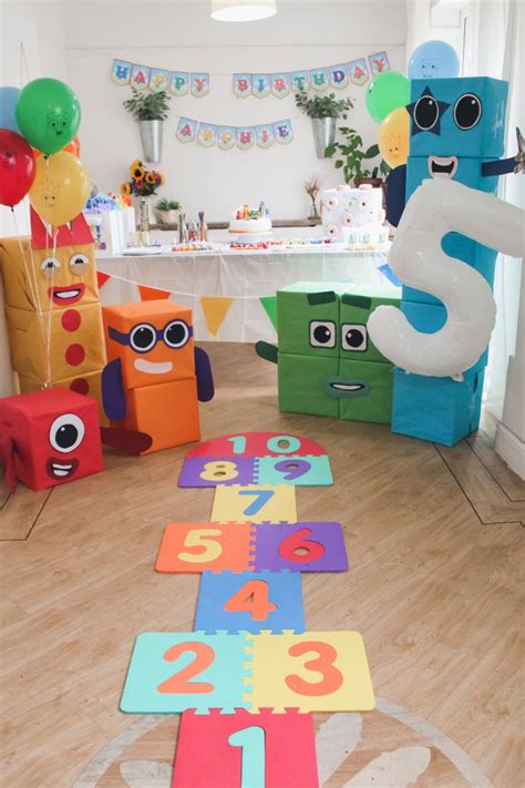 Numberblocks Birthday Party! | Block birthday party, Block birthday ...