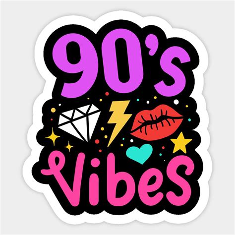 90's Vibe -- Choose from our vast selection of stickers to match with ...