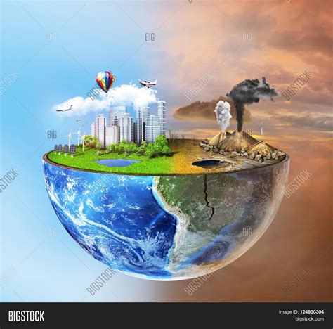 Eco Concept. Half Image & Photo (Free Trial) | Bigstock