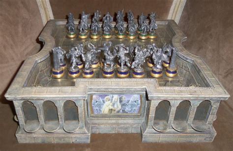 Noble Collection Lord of the Rings Chess Set -- Used | #1913404432