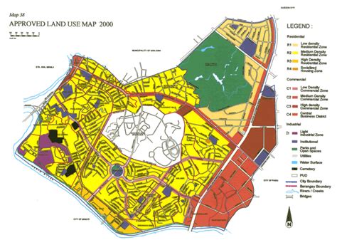 City of Mandaluyong : Land Use : Approved Land Use Map 2000