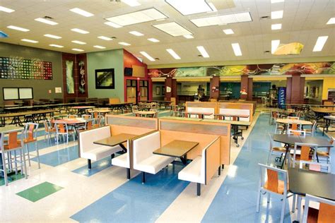 School cafeteria food ain't bad at least. | Cafeteria design, Cafeteria ...