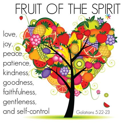 FRUITS OF THE HOLY SPIRIT! – Less of me, more of You//Más de Ti, menos ...