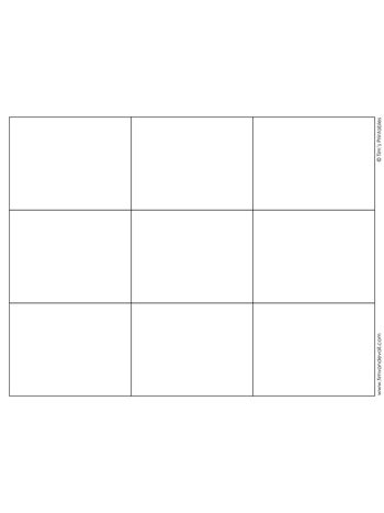 Blank Flash Card Template - Tim's Printables