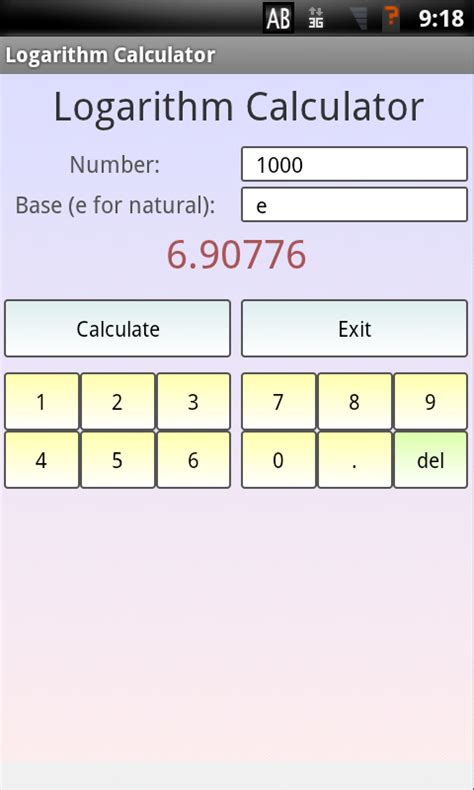 Logarithm Calculator - App on Amazon Appstore