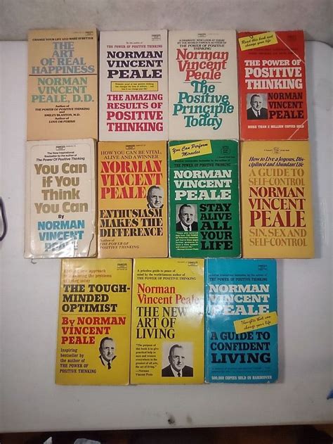 NORMAN VINCENT PEALE lot of 11 books - Power of Positive Thinking ...