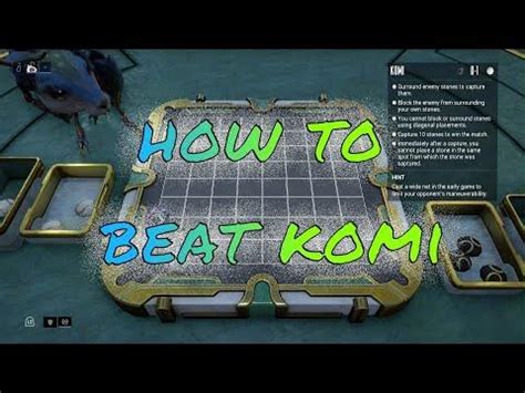 Warframe - Komi puzzle solution - YouTube