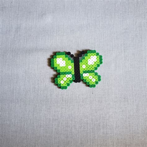 Butterfly Perler Bead Keychain - Etsy