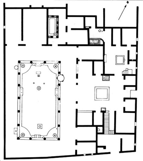 39 - House of the Vettii, Pompeii, Italy - Plan without labels Ap Art ...