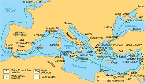 Greek and Phoenician Colonies and Trade