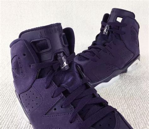 Air Jordan 6 GS Dark Purple Suede 543390-509 - Sneaker Bar Detroit