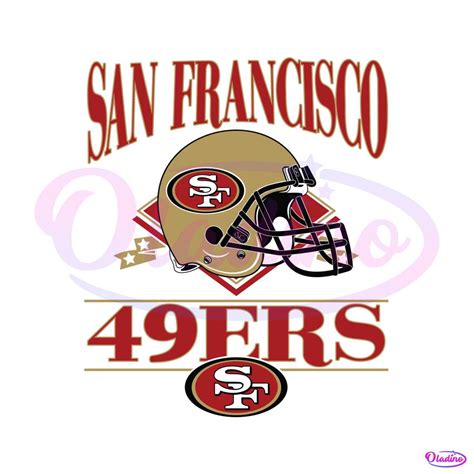 San Francisco 49ers 1946 Helmet Logo Svg Digital Download