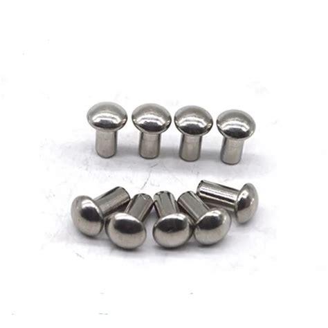 50pcs M2 stainless Steel semicircular round head rivet solid rivets ...